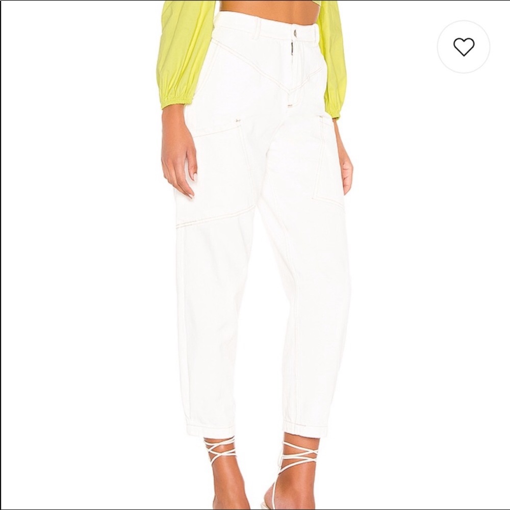 Lovers + Friends Micah White Baggy Jean Revolve - Picture 3 of 5